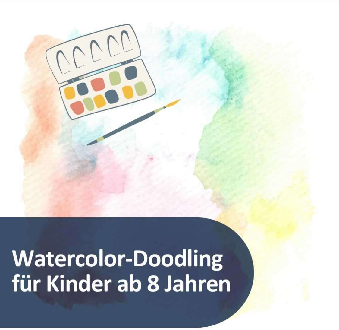 VHS Kurs »Watercolor-Doodling« für Kinder